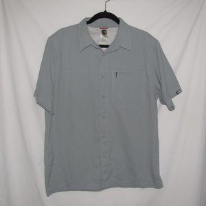 Mens' The North Face Ripstop Button Front Short Sleeve Shirt Size Large
